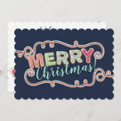 クリスマスCookieホリデーベーキングギフトカード シーズンカード (正面/裏面)