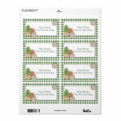 クリスマスCookieラベル ラベル (フルシート)