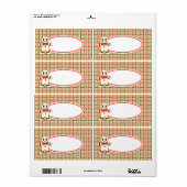 クリスマスCookieラベル ラベル (フルシート)