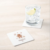 クリスマスCookie紙コースター スクエアペーパーコースター (インサイチュ)