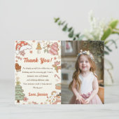 クリスマスCookie誕生日サンキューカード写真 サンキューカード (スタンド正面)