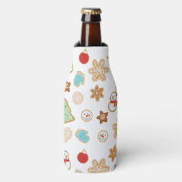 クリスマスCookie パターン(の模様が)ある ボトルクーラー