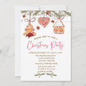 クリスマスCookie 招待状 (正面)