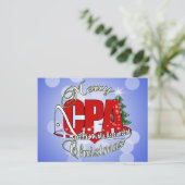 クリスマスCPA公認会計士 シーズンポストカード (スタンド正面)