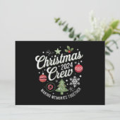 クリスマスcrew 2024 家族でおそろいのクリスマスパーティ シーズンカード (スタンド正面)
