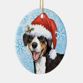 クリスマスEntlebucher セラミックオーナメント (右)