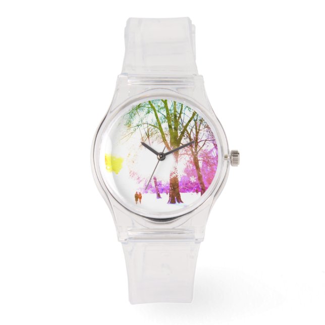 クリスマスeWATCHウィメンズアート&デザインスタイル 腕時計 (正面)