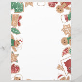 クリスマスGingerbread Kids Wish List Letter to Santa (裏面)