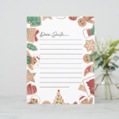 クリスマスGingerbread Kids Wish List Letter to Santa (スタンド正面)