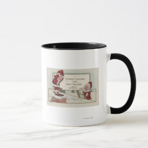 クリスマスGreetingLittle KidsChimney マグカップ