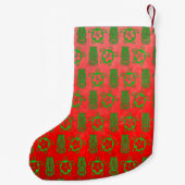 クリスマスHonuおよびTiki スモールクリスマスストッキング (裏面)
