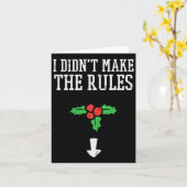 クリスマスIはルールを作らないミスタントーおもしろいクリスマス カード (黄色い花)