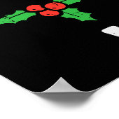 クリスマスIはルールを作らないミスタントーおもしろいクリスマス ポスター (角)