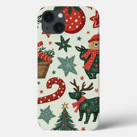 クリスマスiPhoneケース Case-Mate iPhoneケース (裏面)