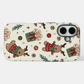クリスマスiPhone 16ケース Case-Mate iPhoneケース (裏面 (横))