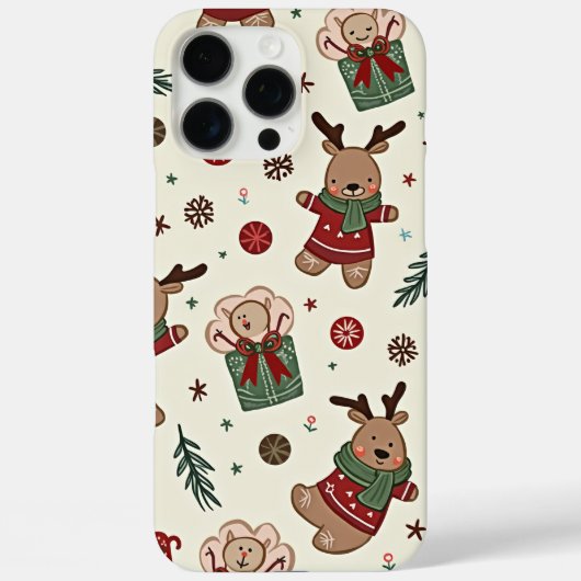 クリスマスiPhone 16 Pro最大ケース Case-Mate iPhoneケース (裏面)