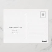 クリスマスJOYリース事業 箔シーズンポストカード (裏面)