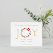 クリスマスJOYリース事業 箔シーズンポストカード (立ち正面)