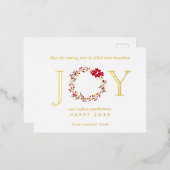 クリスマスJOYリース事業 箔シーズンポストカード (正面/裏面)