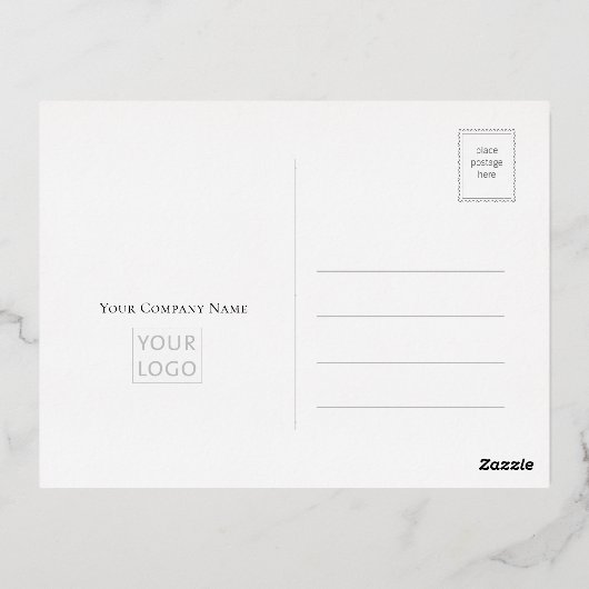 クリスマスJOYリース事業 箔シーズンポストカード (裏面)