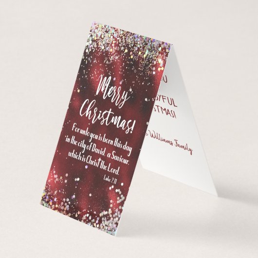 クリスマスKJV聖なる書物、 経典喜びクリスマス・クリスチャン (正面)