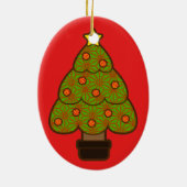 クリスマスKokeshi セラミックオーナメント (裏面)