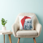 クリスマスLabradoodle クッション (椅子)