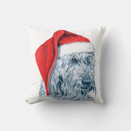 クリスマスLabradoodle クッション (正面)