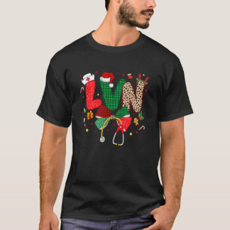 クリスマスLVNコケッタボーステソスコープナース Xma Tシャツ