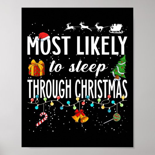 クリスマスMの間に眠りそうな ポスター (正面)
