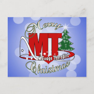 クリスマスMTマッサージセラピスト シーズンポストカード
