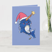 クリスマスNarwhale カード (正面)