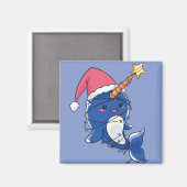 クリスマスNarwhale マグネット (正面/裏面)