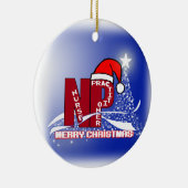 クリスマスNPサンタのナースの従業者のオーナメント セラミックオーナメント (右)