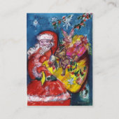 クリスマスOレター/ギフトモノグラム付きサンタ 名刺 (裏面)