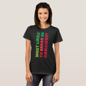 クリスマスPを破る可能性がおもしろい最も高い Tシャツ (正面フル)