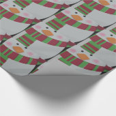 クリスマスPenquin ラッピングペーパー (角)