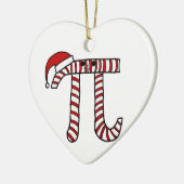 クリスマスPiの数学のオーナメント セラミックオーナメント (左)