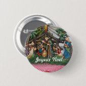 クリスマスPin 缶バッジ (正面&裏面)