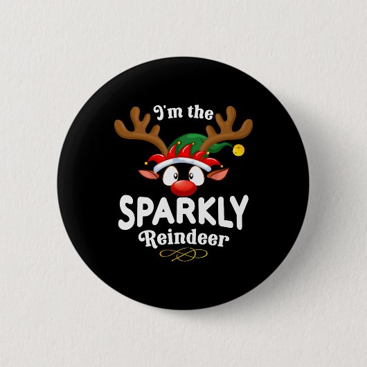 クリスマスPjsスパークリークリスマストナリーマッチング 缶バッジ (正面)