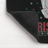 クリスマスPJSマッチング柔術実戦闘醜いクリスマス マウスパッド (コーナー)