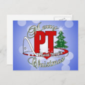 クリスマスPT物理セラピスト シーズンポストカード (正面/裏面)