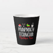 クリスマスPT薬局技術技術者 カフェラテマグ (正面)