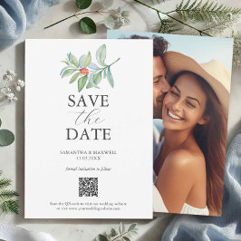 クリスマスQRコードSave The Dates セーブザデート