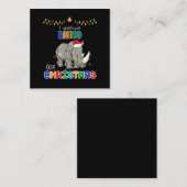 クリスマスRhinoのクリスマスプレゼントにRhinoがおもしろい欲しい ノートカード (正面/裏面)