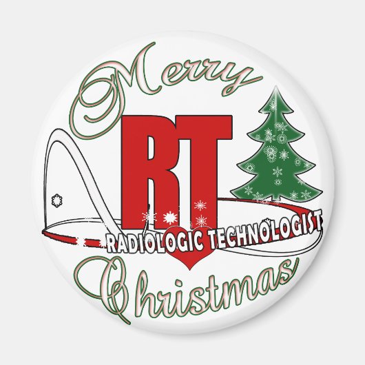クリスマスRTの診療放射線技師 マグネット (正面)