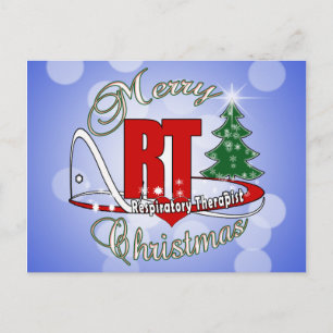 クリスマスRT呼吸セラピスト シーズンポストカード