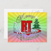 クリスマスRT呼吸セラピスト シーズンポストカード (正面/裏面)