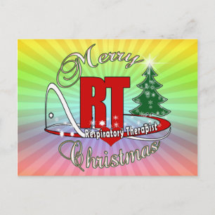 クリスマスRT呼吸セラピスト シーズンポストカード