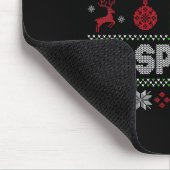 クリスマスSritの奥深くでお揃いのカップル マウスパッド (コーナー)